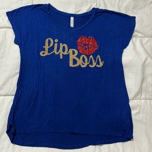Custom made Tshirt Lip Boss
